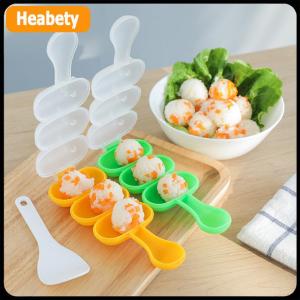 【2-3 days delivery】 2Pcs Set Baby Rice Ball Mold Shakers Food Decoration Kids Lunch DIY Sushi Maker Mould Kitchen Tools Bento Accessories