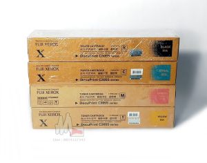 DocuPrint C3055DX หมึกชุดสี 4 ตลับ Fuji Xerox  CT200805  CT200806  CT200807  CT200808 ตัวอักษร รูปภาพ พิมพ์งานสีสัน
