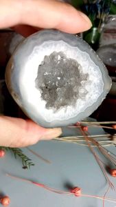 New Products!! Clear Crystal Tooth Agate Treasure Bowls Brother Wealth Collection