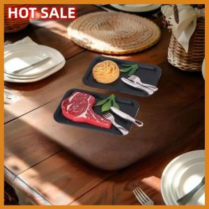 🔥🔥🔥dingdaocunz 5Pcs Simulated Steak Pasta Plate Knife And Fork Model Kit Dollhouse Kitchen Food Decoration Toy DIY Accessories