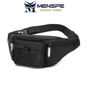 MENSPE Chest Bag Waist Bag Cross-body Chest Bag  Multi-Functional Fitness Bag Small Waist Pouch Waterproof Wear-Resistant Waist Bag with Adjustable Strap for Workout Running