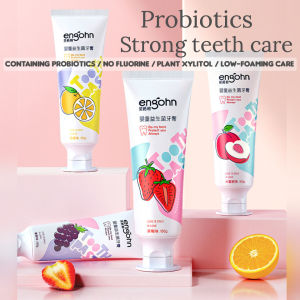 Baby Child Probiotics Fruit Toothpaste Eatable Fluoride free Anti-cavities 3-12 years 3-12