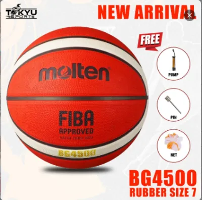 ORIGINAL GG7X SIZE 7 BASKETBALL SET WITH BAG PUMP PIN NET AND SOCKS FOR INDOOR/OUTDOOR LEATHER