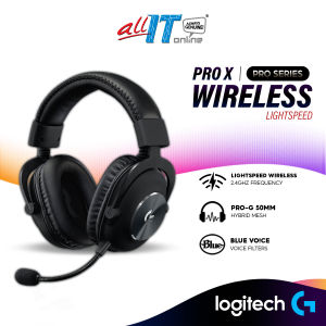 Logitech G PRO X Wireless Lightspeed Gaming Headset | 50mm PRO-G Drivers | Object-Based Surround Sound