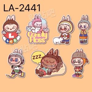 สติกเกอร์  Labububu ลายการ์ตูนน่ารักๆ  สําหรับติดตกแต่งแล็ปท็อป iPad เคสโทรศัพท์ ❤️พร้อมส่งในไทย❤️