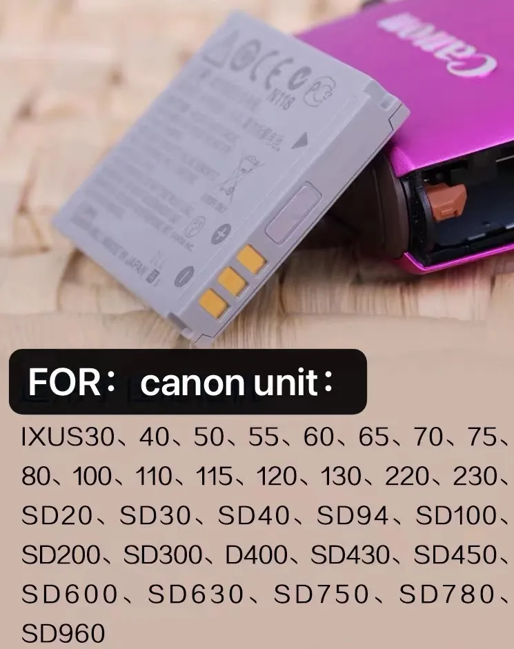 Akku Für Canon NB-4L - 600 MAh Li-Ion, Kompatibel Mit IXUS 100, 110, 120 Is Kameras