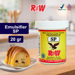 Emulsifier SP Pengemulsi Pelembut Pengembang Kue Roti Rajawali R&W RW 20 gr