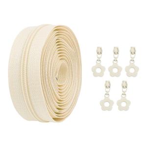 Nylon Zippers Replacement for Projects Tear Resistant Construction Multiple Color Selection Sewing Set