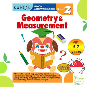 Kumon Math Workbooks Grade 2 - Geometry & Measurement