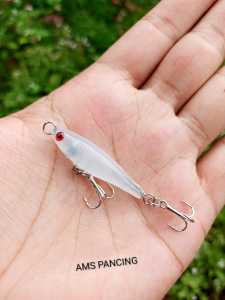 UMPAN CASTING HAMPALA 3.5CM PUTIH / SWIMMER LURE HAMPILI HAMPALA / LURE GLUE STICK 35CM HAMPALA