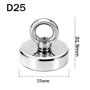 D25 D50 Magnet Kuat Magnet Fishing Magnet Pancing Magnet Bulat
