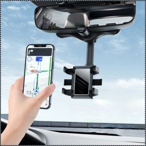 giá đỡ điện thoại xoay trên ô tô đừng can thiệp giá đỡ gương chiếu hậu ô tô có thể xoay cao ổn định