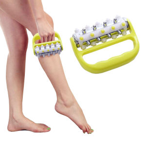 健身减肥按摩滚轮 Handheld Slimming Body Massage Roller Home Slim Fitness Stretching Sore Arm Leg Calf Muscle Pain Relief