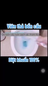 GÓI 10 VIÊN THẢ BỒN CẦU TỰ ĐỘNG TẨY SACH VÀ KHỬ MÙI HÔI