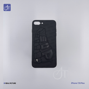 Case Iphone 3D Softcase Casing Timbul Su- prem e Warna Black Edition 11 12 13 14 Pro Max 7Plus XR X XS MAX 7 8 Plus Silicone Anti Crack Pattern