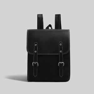 ใหม่ระดับไฮเอนด์ pu กระเป๋าเป้สำหรับนักศึกษาหญิง กระเป๋าหนังสองไหล่แบบเฉพาะ กระเป๋าเป้แล็ปท็อปสไตล์ญี่ปุ่นทันสมัยสำหรับผู้ชาย