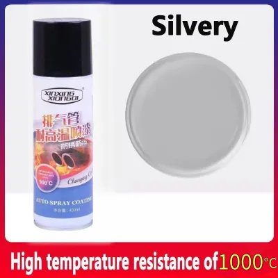 💥【1200°C】680ML HighTemp Spray Paint Heat Resistant Paint Motorcycle High Temper Resistant Paint