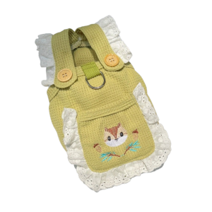 YITAQI Embroidery Pet Suspender Skirt Breathable Mesh Soft Cat Thin Vest Puppy Sweatshirt with D-Ring Dog Dresses Daily Wear