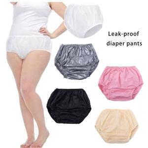 Gói của 2 bỉm quần cho người lớn chống rò rỉ tái sử dụng quần lót Tã bao gồm underpant cho ban ngày ban đêm sử dụng