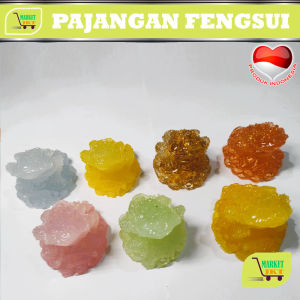 Patung Kodok Patung Keberuntungan | Kodok Kaki Tiga | Warna Gold Patung Fengshui Pajangan Kodok