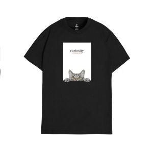 3Second Kaos Pria Lengan Pendek Katun Regular Fit T-Shrit Short Sleeve Ultra Comfort Cat Picture OL-C380723