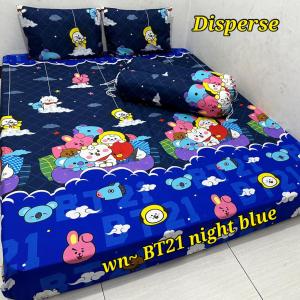 Waty grosir motif bt21 Sprei Homemade Murah karakter anak jahitan kuat spray set 180x200 set murah