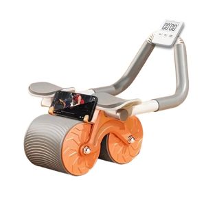 Thiết Bị Tập Thể Dục Tại Nhà Nhỏ Gọn Con Lăn Tập Cơ Bụng Thiết Kế Mới Có Đồng Hồ Tiện Dụng