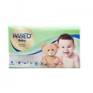 Paseo Baby Pure Soft Facial Tissue 130 Sheets/50Sheets/ 3 Ply