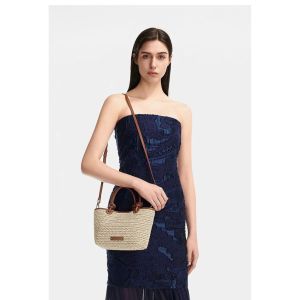 Túi xách tay + đeo chéo nữ CK2-30271346 size đáy18cm*miệng 24cm*10cm*16cm