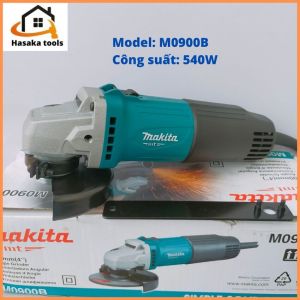 Máy mài góc Makita M0900Bcông tắc trượt lưỡi cắt 100mm chuyên cắt sắtcắt nhômcắt gạchmài góccắt đá hoa cươngmáy cắt cầm tay