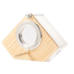 YAZHE Visible Parakeet Nesting Box Transparent Breathable Bird Cage House Durable with Perch Bird Breeding Box Aviary