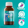 Gaviscon Peppermint Liquid for Fast Relief of Heartburn 200ml. 