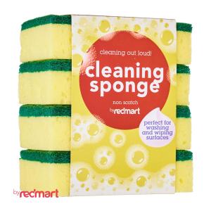 [VALUE PACK] RedMart Tough Clean Scrub Sponge - 4 Pack