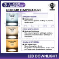 [Sirim] LED Downlight 4/6/8Inch 12W 20W 24W Round/Square Ultra Slim LED Recessed Light Lampu Downlight Lampu Siling. 