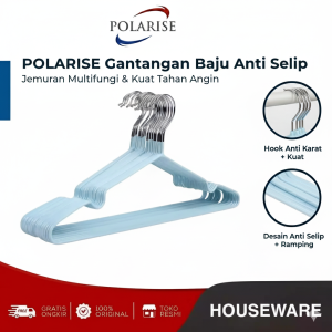 Hanger Baju Silicone Dewasa 40 cm Gantungan Baju Snless Steel isi 10 pcs Anti KaratAnti Slip