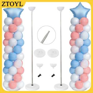 ZTOYL  Bóng cột đứng kit có thể điều chỉnh bóng cột kit kim loại kính thiên văn trụ cột bóng đứng bữa tiệc sinh nhật Tốt nghiệp weddi