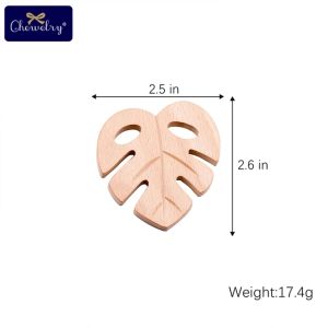 10pc Wooden Teether Animals Beech Teething Grasping Wooden Animal Toy Rodent Baby Teether Pendant DIY Pacifier Chain Kids Goods2026