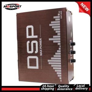 【Free Shipping】 4x50W Car DSP Digital Audio Processor DSP Car Power Amplifier Car DSP Amplifier for Car Audio Enhancement