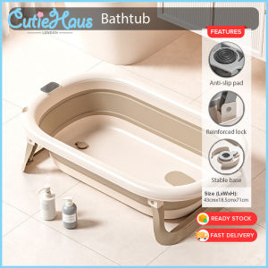 CUTIEHAUS Smart Foldable Baby Bathtub Large Capacity Non-slip With Temperature For New Born Infant Portable Bath Tub Mandi Bayi Lipat Budah Dibawa - Fulfilled by Cutiehaus