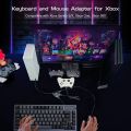 Joso Keyboard and Mouse Adapter for Nintendo Switch, Xbox One/Series X/S, PS4, Switch Keyboard Adapter for Playing FPS, RTS, Apex, Plug and Play Keyboard Converter with Type C Auxiliary Power Port. 