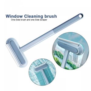 [SG SELLER]Double-sided dry and wet dual-use screen window Cleaning brush household glass scraping Brush
