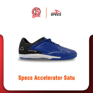 Sepatu Futsal Specs Accelerator Satu Elit Pro in HITAM BIRU Premium