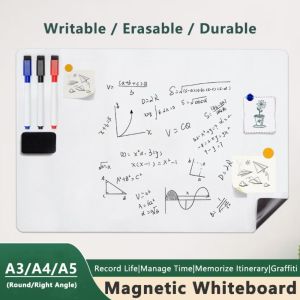 YUDESHUI PET ic Whiteboard Writable A3/A4/A5 Memo Message Board Simple Reusable Refrigerator Home