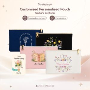 [SG] Personalised Customised Teacher Pouch Teachers Day Gift Thank You Gift Farewell Gift