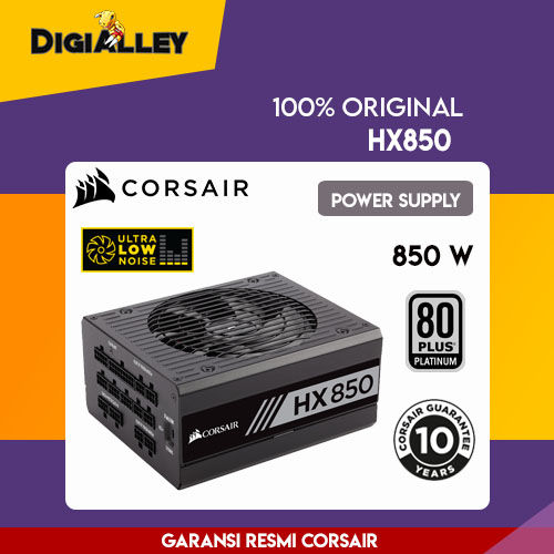 Corsair Power Supply HX850 850W Fully Modular 80Plus Platinum | Lazada ...