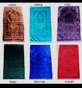COD Sajadah Tebal dan Lembut / Sejadah Quilting Turki Turkey Bahan Tebal Busa Pemium Lembut & Nyaman Fashion Muslim Size 70x110cm