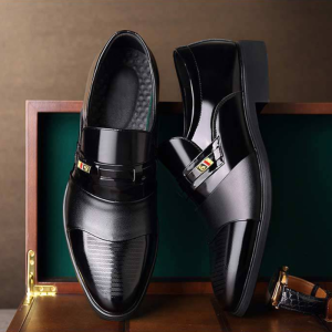 GRAEAE Leather Shoes For Men Summer Soft Soled Casual Dad Shoes Business Formal Shoes