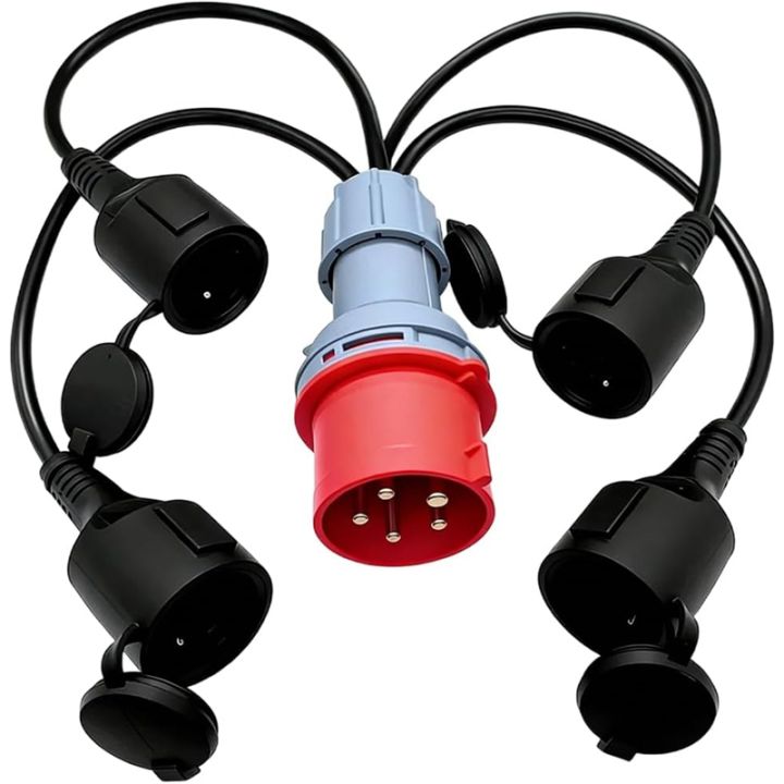 High Current Distributor CEE Adapter, 32 A to 16 A Conversion, 415 V ...