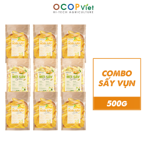 Combo Mít Sấy Giòn Và Xoài Sấy Muối Ớt (Vụn) Ocop Việt – Giòn Cay Cực Dính – Túi 200g - 500g