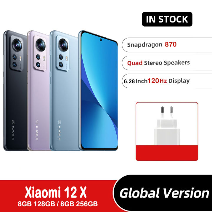 Xiaomi MI 12X Smartphone 67W Fast Charging Qualcomm Snapdragon 870 50MP ...